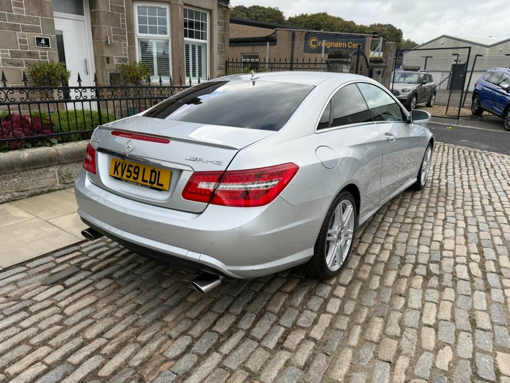 Mercedes-Benz E Class Coupe Silver #4