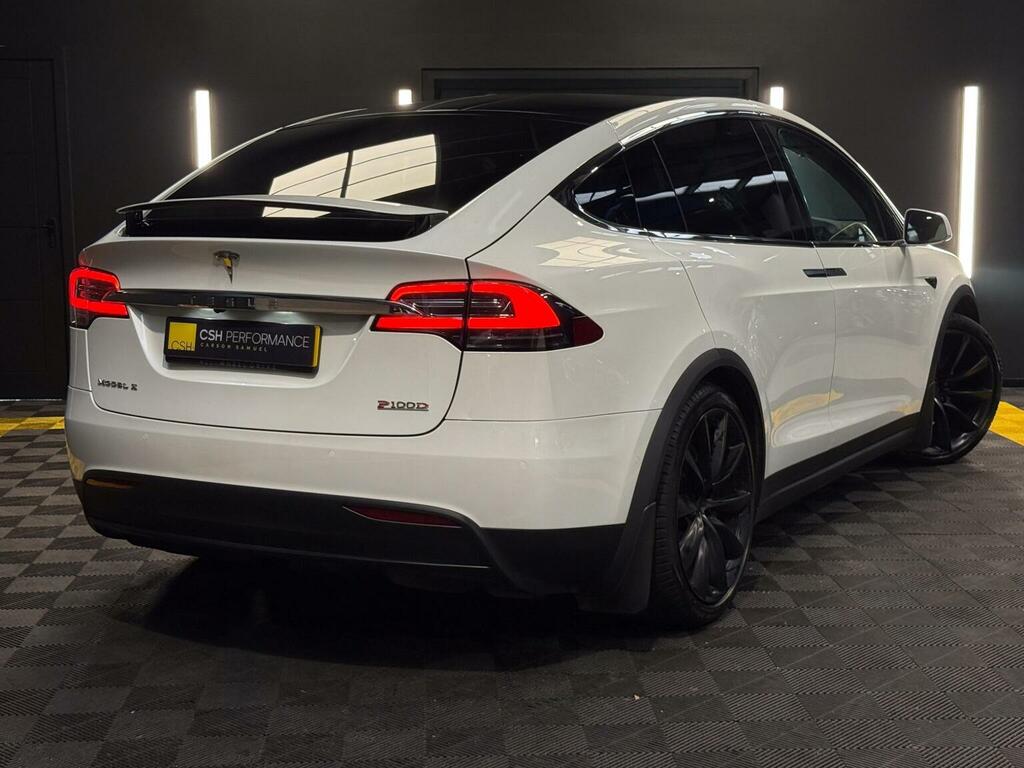 Tesla Model X Suv White #3