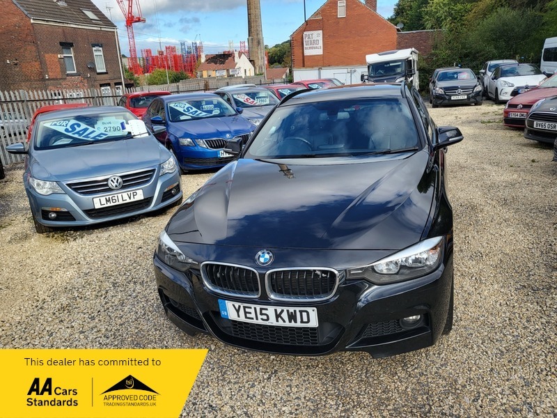 BMW 3 Series 320D Xdrive M Sport Black #3