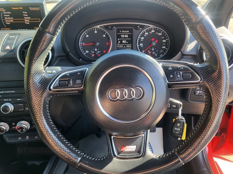 Audi A1 Tdi S Line Red #4