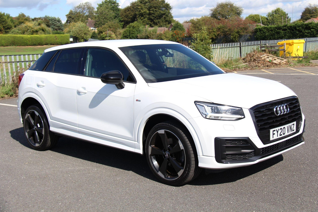 Audi Q2 1.0 Tfsi 30 Black Edition Euro 6 Ss White #5