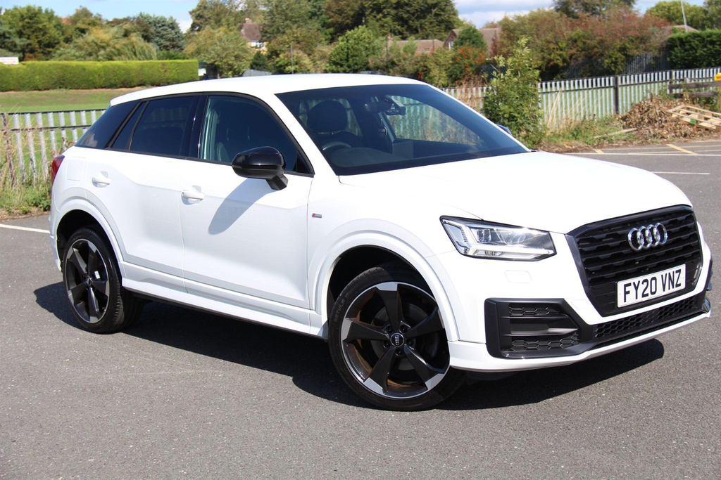 Audi Q2 1.0 Tfsi 30 Black Edition Euro 6 Ss White