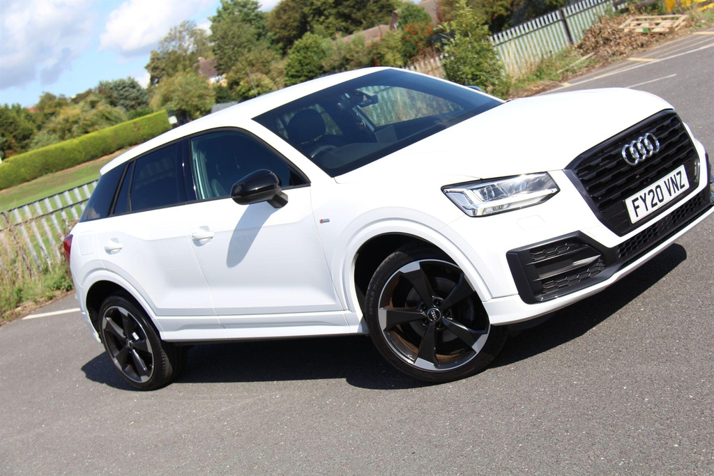 Audi Q2 1.0 Tfsi 30 Black Edition Euro 6 Ss White #3