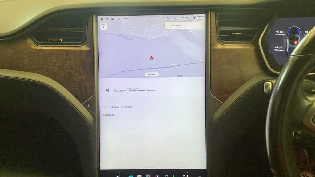 Tesla Model S Hatchback Blue #2