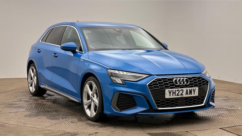 Audi A3 1.0 Tfsi 30 S Line Sportback Euro 6 Ss Blue