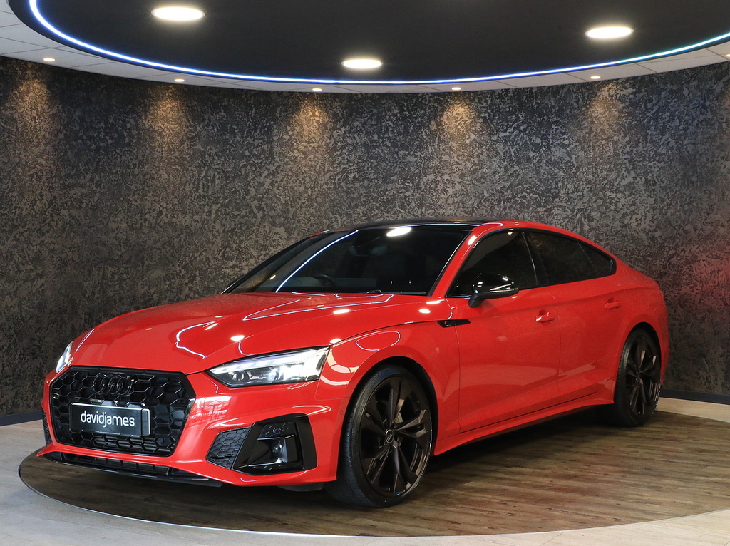 Audi A5 Tfsi Black Edition Red #3