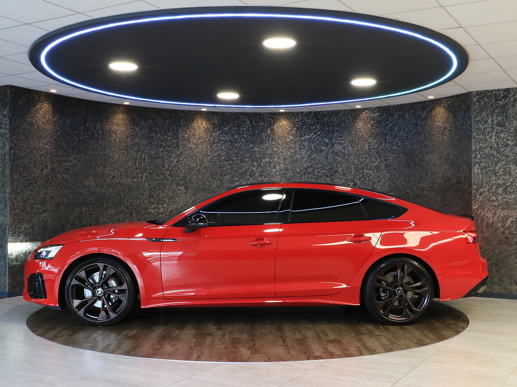 Audi A5 Tfsi Black Edition Red #4