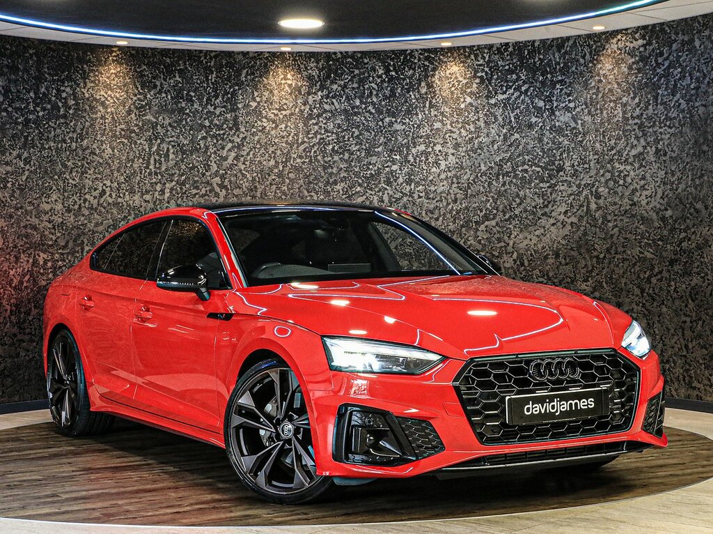 Audi A5 Tfsi Black Edition Red