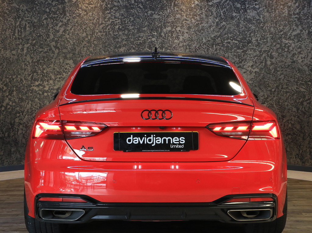 Audi A5 Tfsi Black Edition Red #6