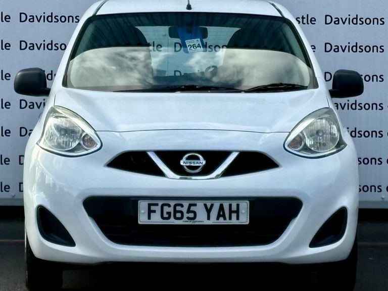 Nissan Micra 1.2 Visia Hatchback Euro 5 80 P White #2