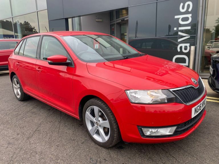 Skoda Rapid Spaceback 1.2 Tsi Se Tech Hatchback Euro 6 Red