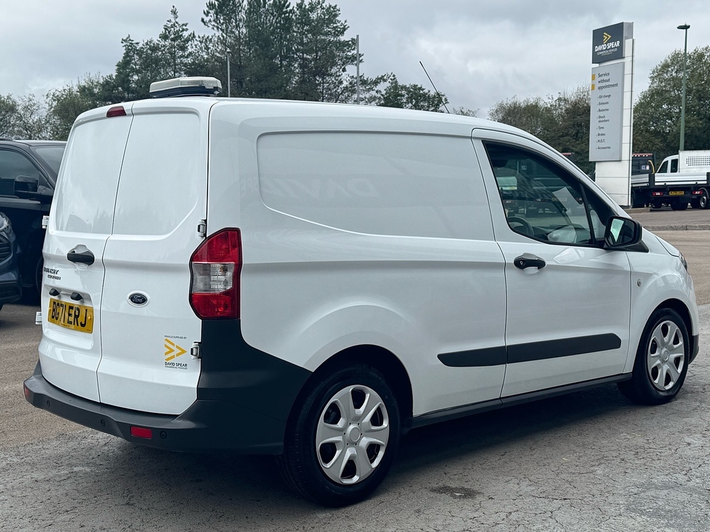 Ford Transit Courier Tdci Trend 75Ps With Air Con, Roof Beacon Revers White #2