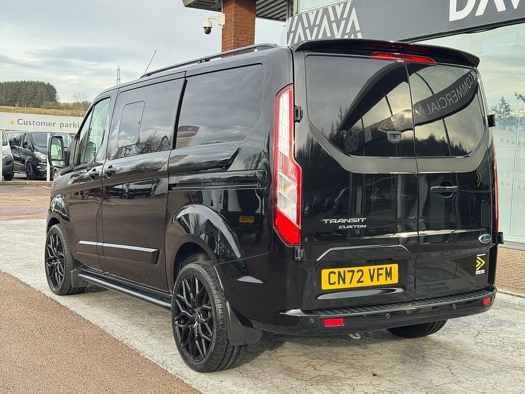 Ford Transit Custom 2.0 Tdci 130Ps 300 Limited L1 Swb 6 Seat Kombi Cre Black #4