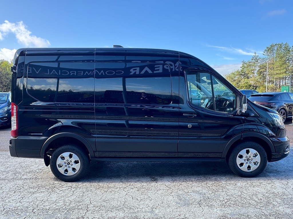 Ford Transit Custom 350 L2 H2 Limited 165Ps With Sat Nav, He Black #4