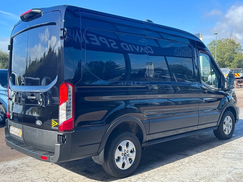 Ford Transit Custom 350 L2 H2 Limited 165Ps With Sat Nav, He Black #3