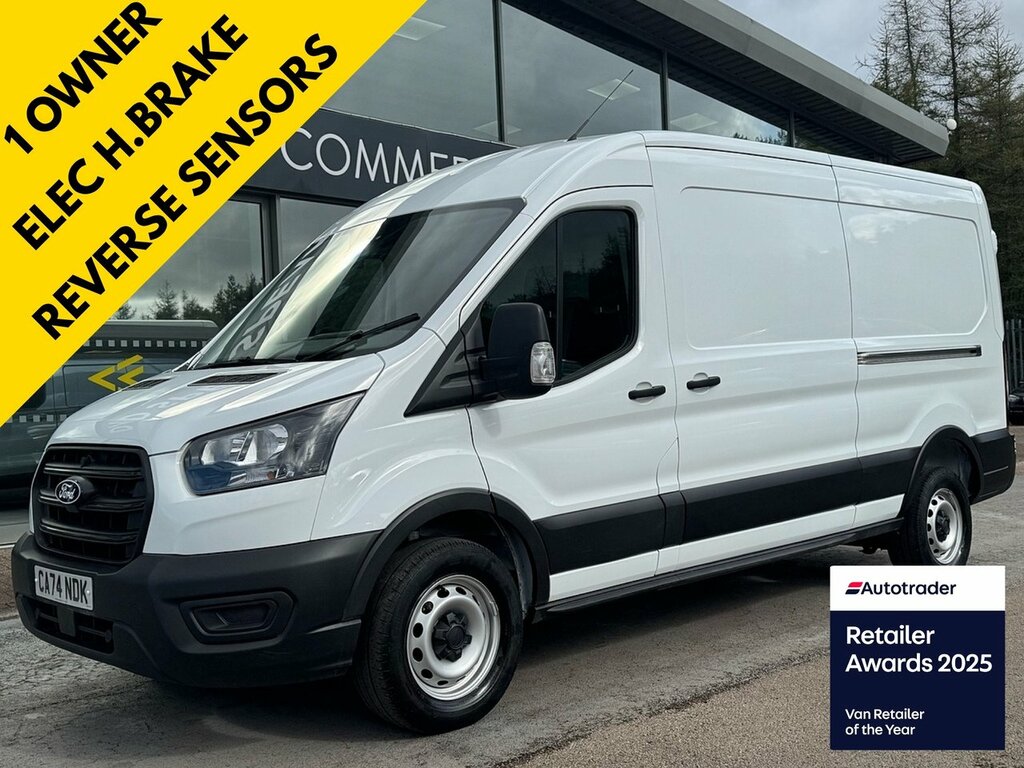 Ford Transit Custom Tdci 130Ps 350 L3 H2 Lwb With Lane Assist, Cruise White