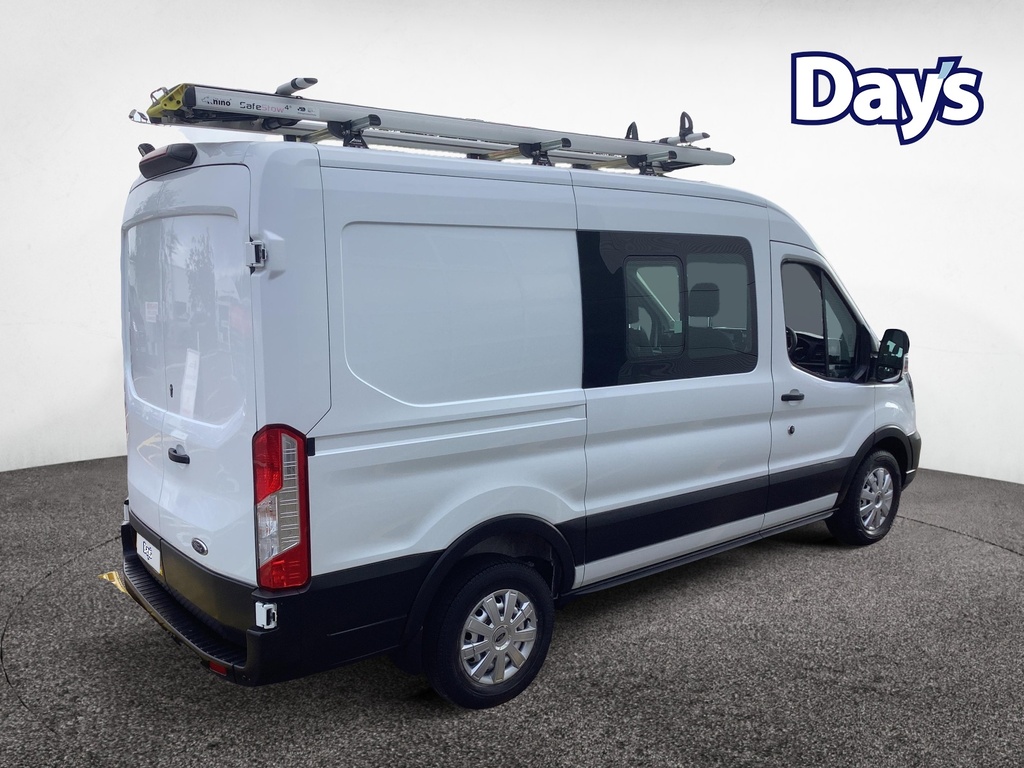 Ford Transit Custom 350 L2 H2 136Ps 2.0 Leader Double Ca White #2