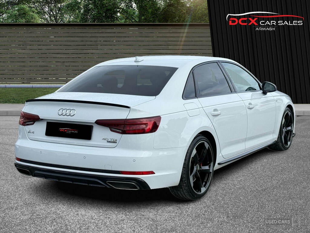 Audi A4 40 Tdi Quattro Black Edition S Tronic White #4