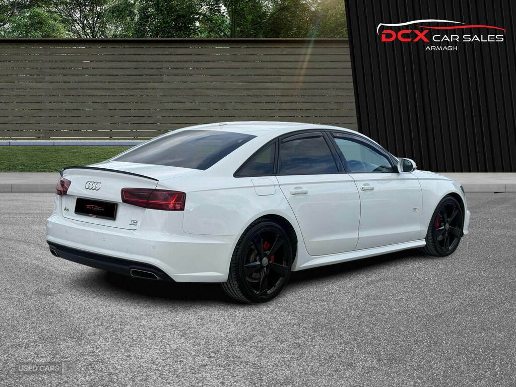 Audi A6 2.0 Tdi Ultra Black Edition S Tronic White #4