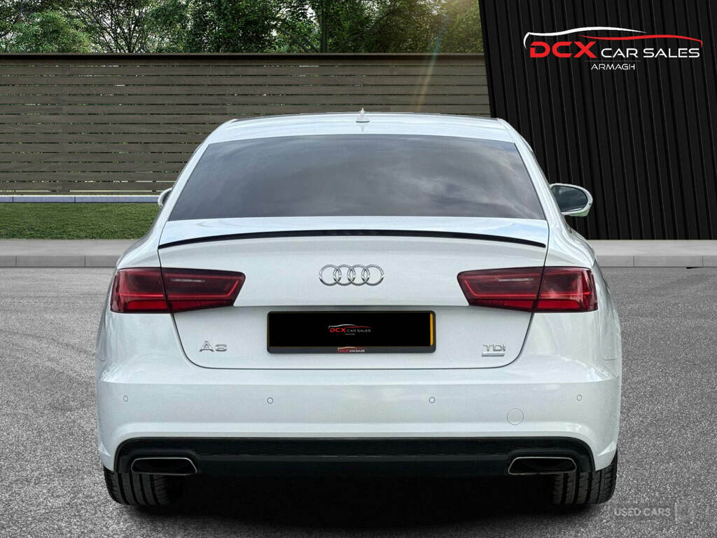 Audi A6 2.0 Tdi Ultra Black Edition S Tronic White #5
