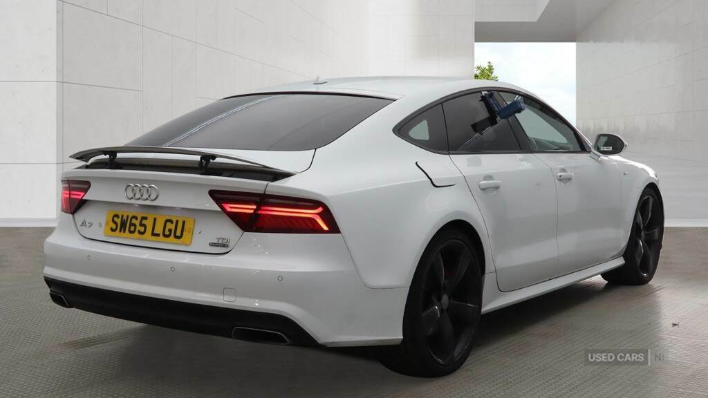Audi A7 3.0 Tdi Quattro 272 Black Edition S Tronic White #4