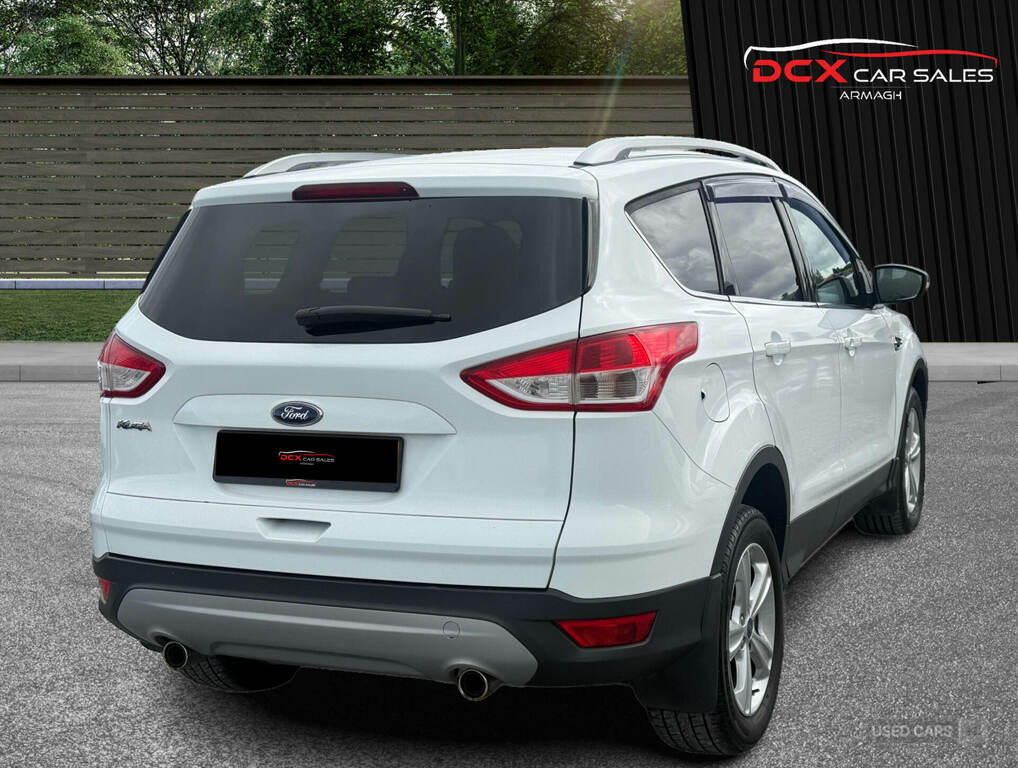 Ford Kuga 2.0 Tdci Zetec White #4
