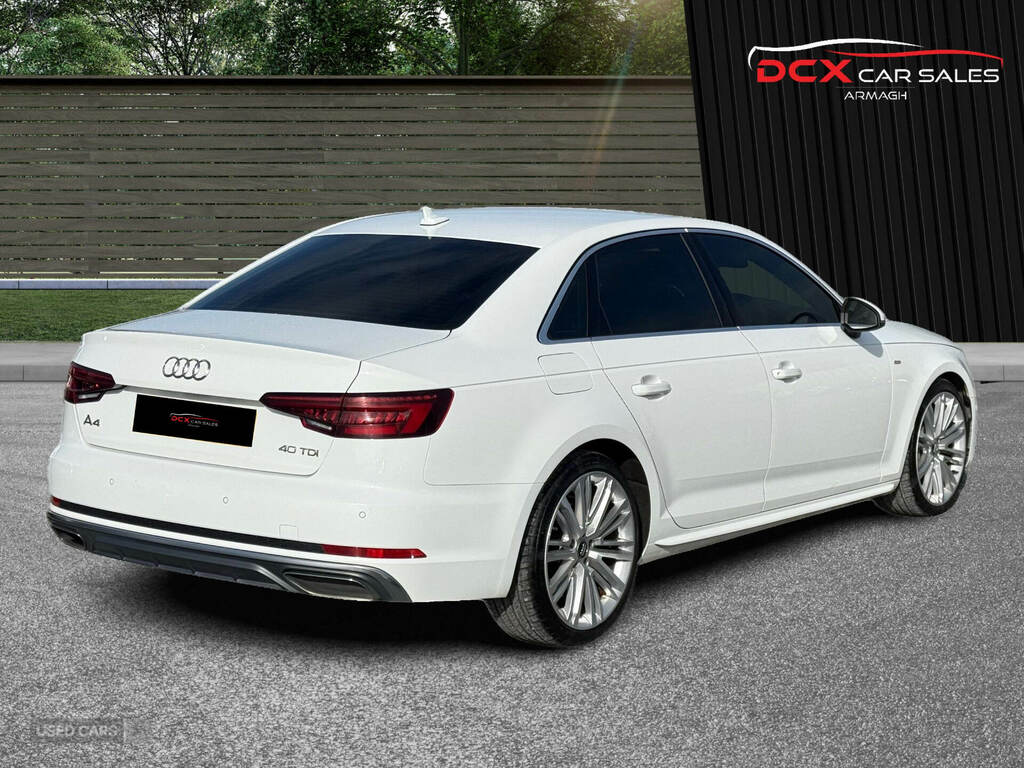 Audi A4 40 Tdi S Line S Tronic White #2