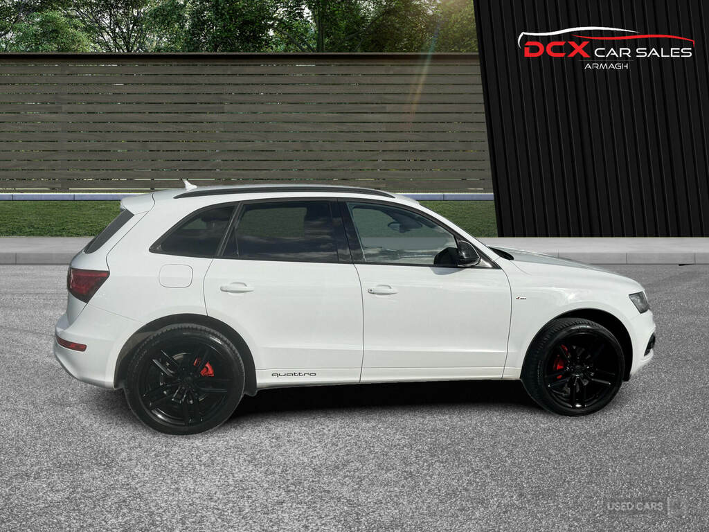 Audi Q5 2.0 Tdi 190 Quattro S Line Plus S Tronic White #3