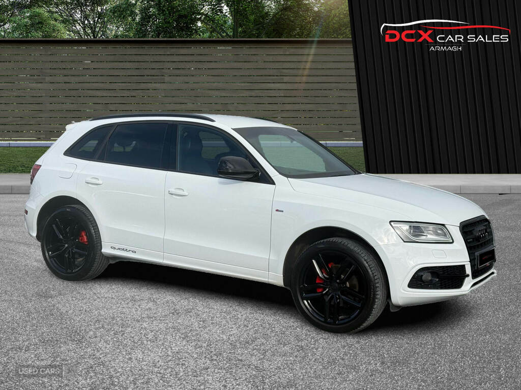 Audi Q5 2.0 Tdi 190 Quattro S Line Plus S Tronic White #2