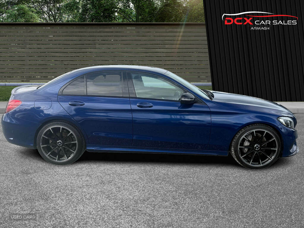 Mercedes-Benz C Class C220d Amg Line Blue #3