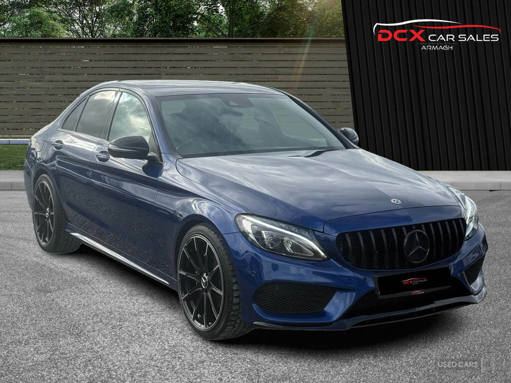 Mercedes-Benz C Class C220d Amg Line Blue