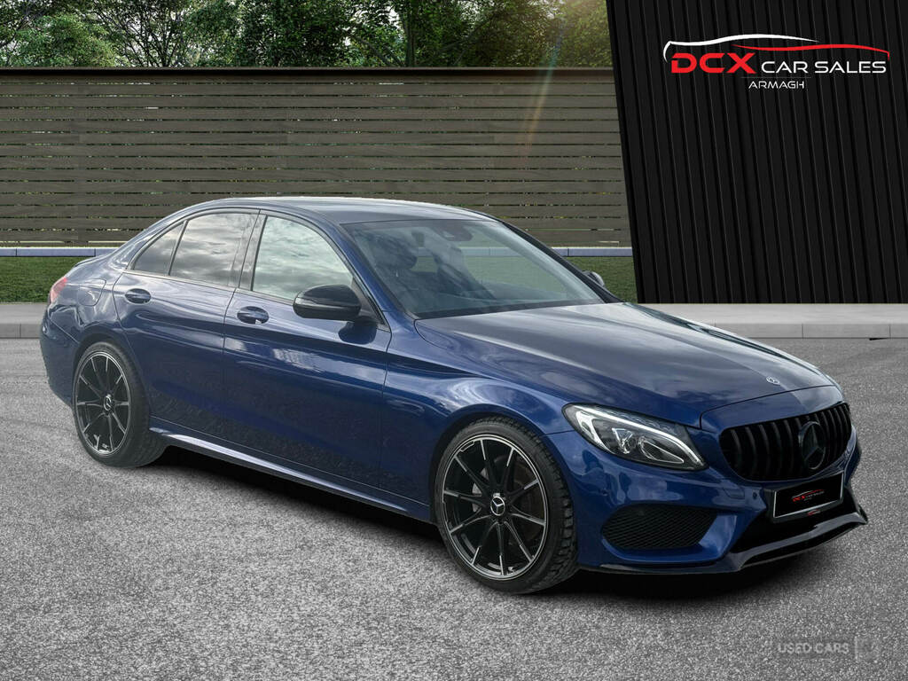 Mercedes-Benz C Class C220d Amg Line Blue #2