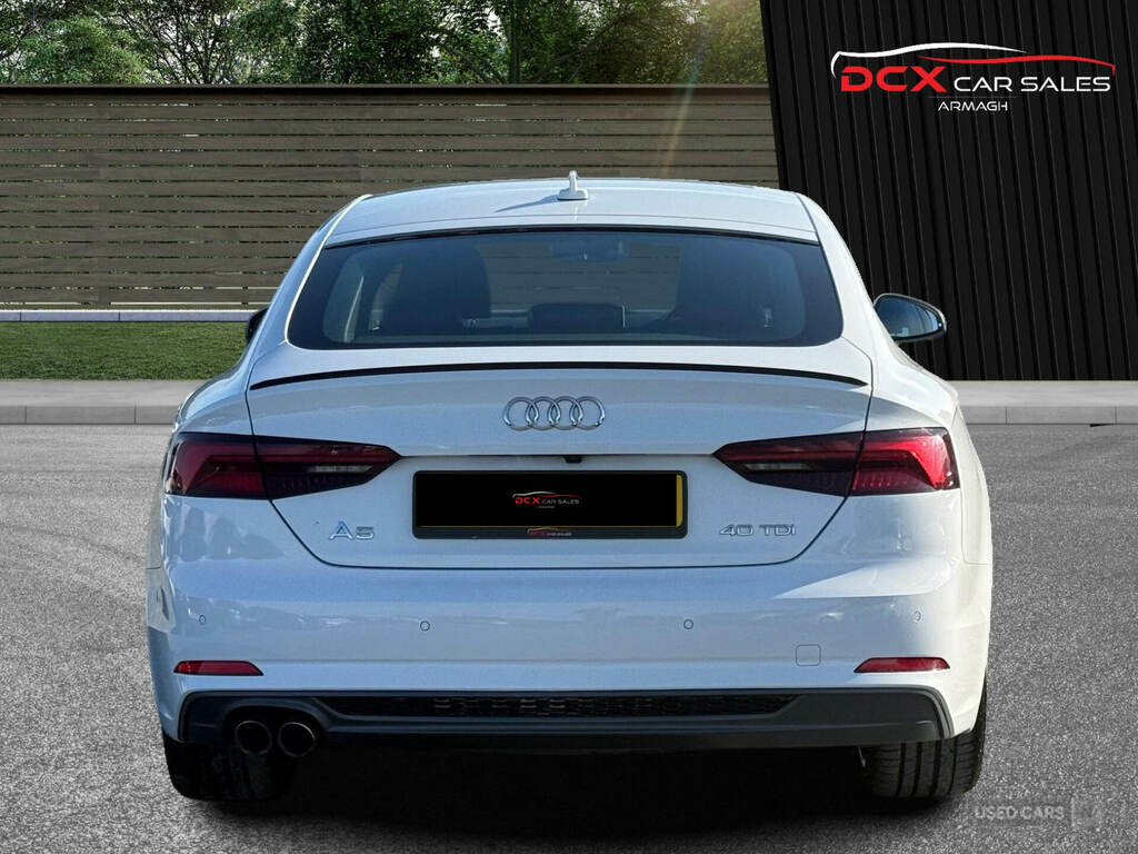 Audi A5 40 Tdi S Line S Tronic White #5