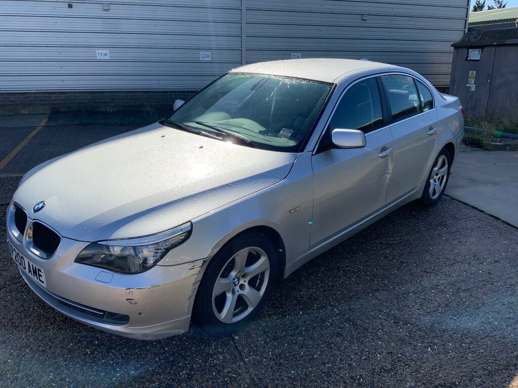 BMW 5 Series 2.0 520D Se Saloon Steptronic Euro 4 1 Silver #5