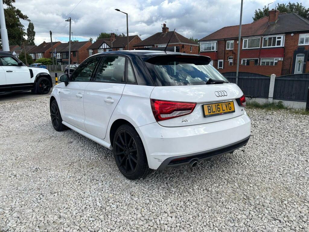 Audi A1 1.6 Tdi S Line Sportback Euro 6 Ss White #3