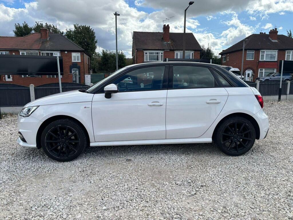 Audi A1 1.6 Tdi S Line Sportback Euro 6 Ss White #4