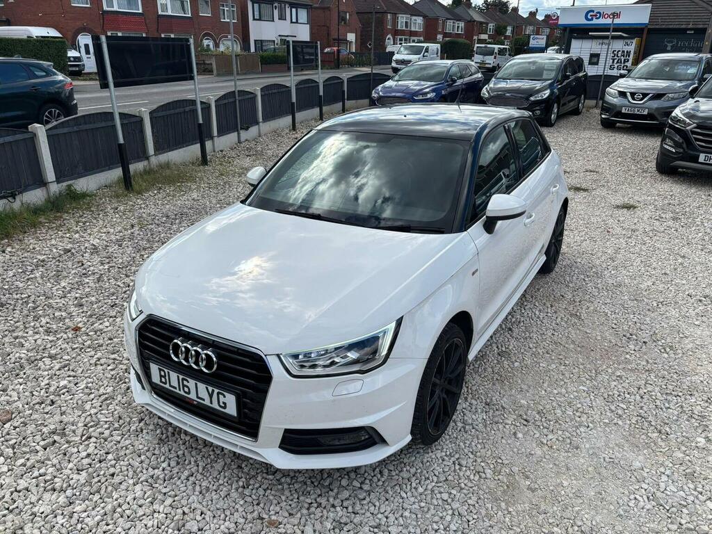 Audi A1 1.6 Tdi S Line Sportback Euro 6 Ss White #2