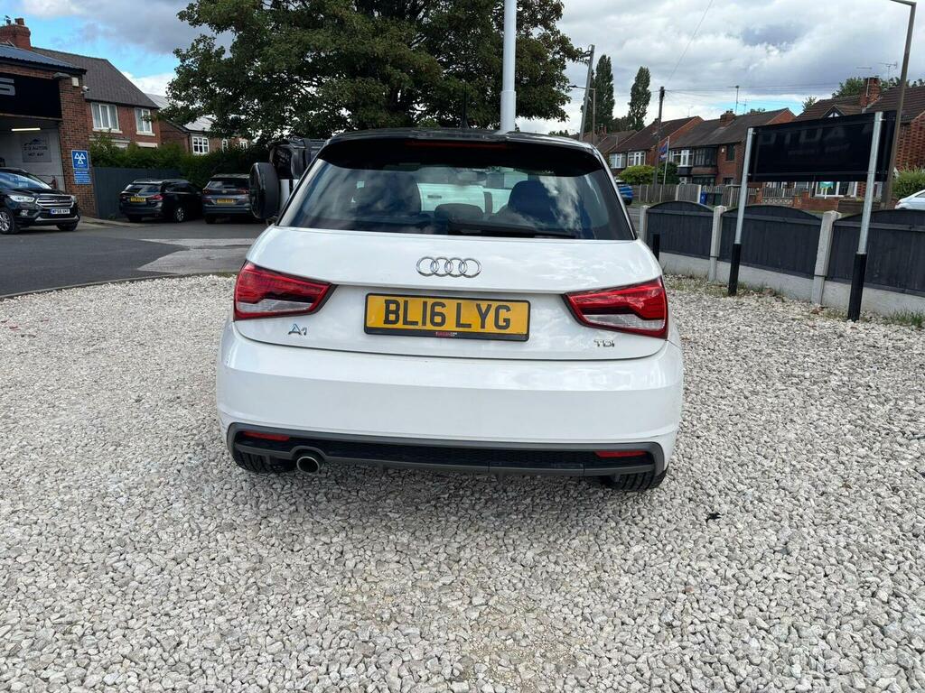 Audi A1 1.6 Tdi S Line Sportback Euro 6 Ss White #6