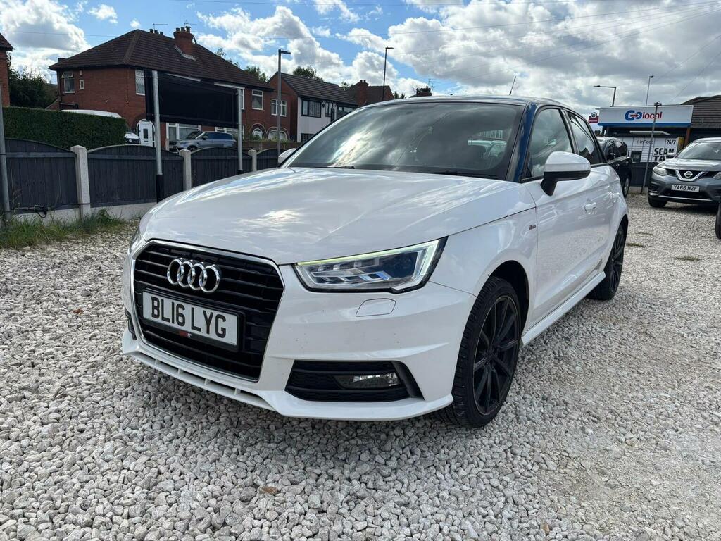 Audi A1 1.6 Tdi S Line Sportback Euro 6 Ss White #5
