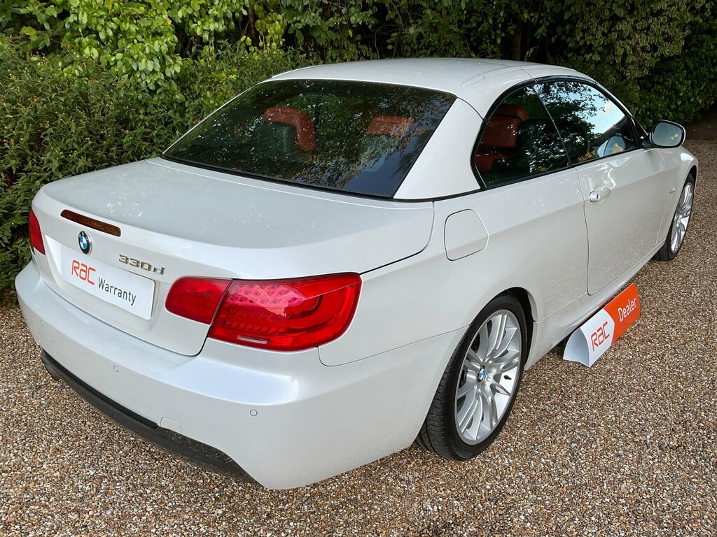 BMW 3 Series 3.0 330D M Sport Convertible Steptronic White #3