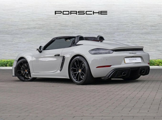 Porsche 718 Spyder Petrol Grey #2