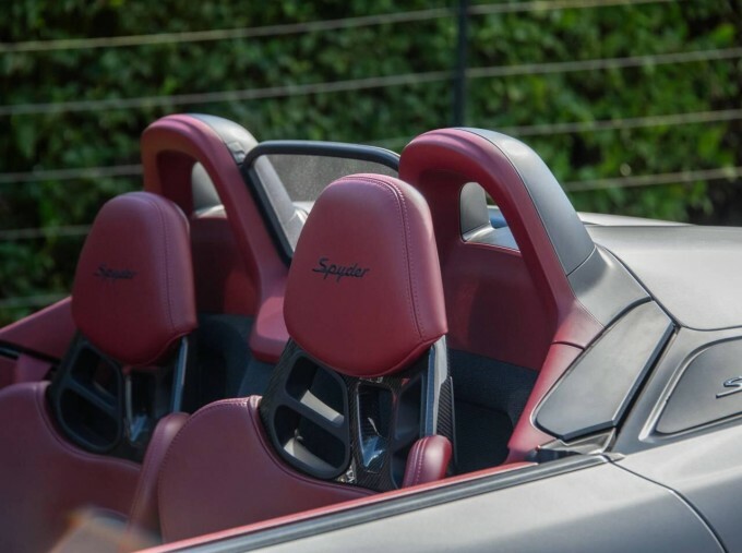 Porsche 718 Spyder Petrol Grey #21
