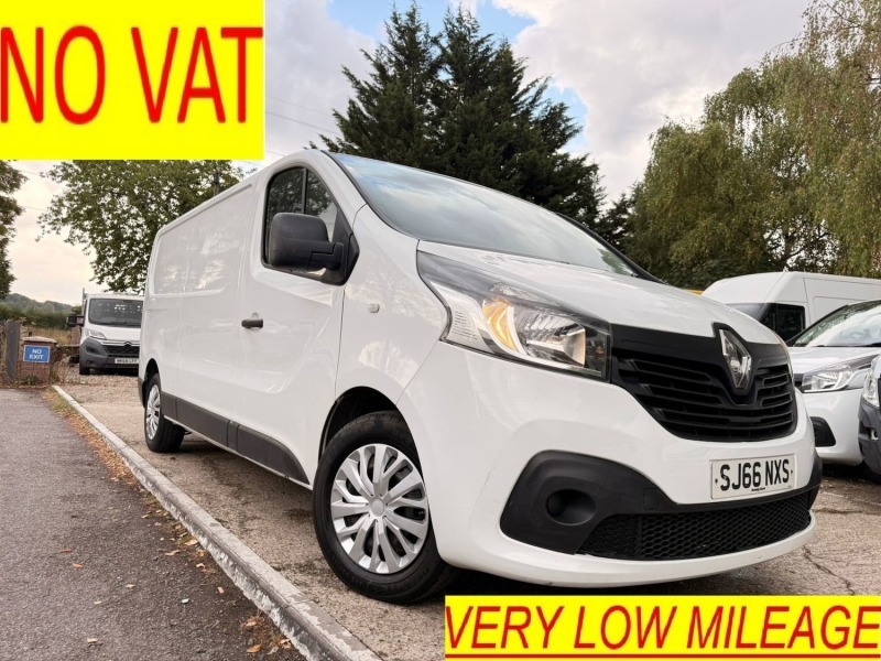 Renault Trafic Sl27 Sport Dci Swb Van Ac Nav White #1