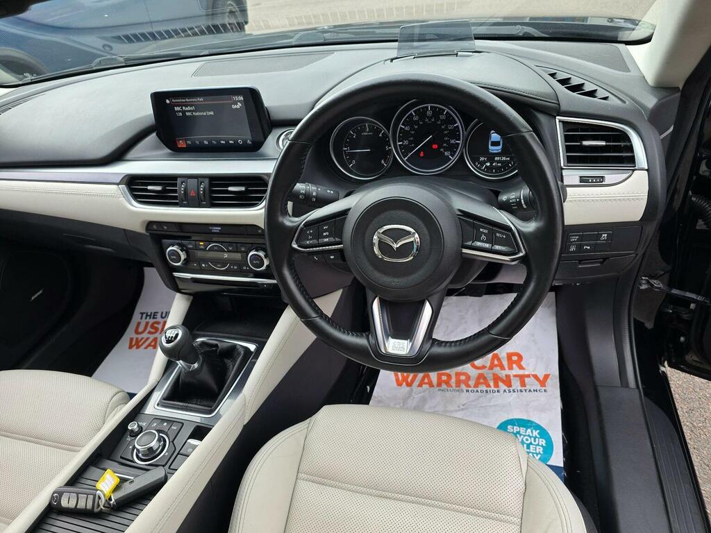 Mazda 6 Saloon 2.2 Skyactiv-d Sport Nav Euro 6 Ss Black #2