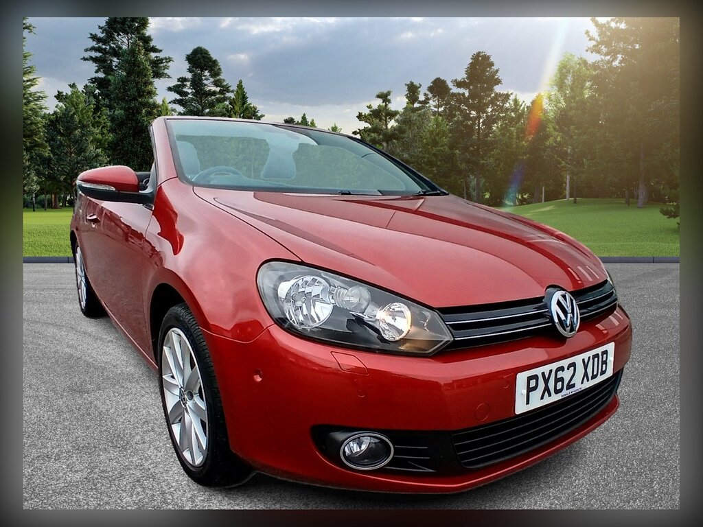 Volkswagen Golf 2.0 Tdi Bluemotion Tech Se Cabriolet Red