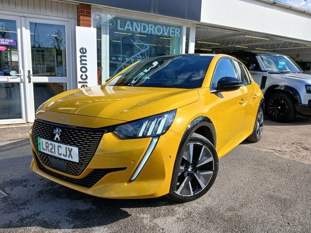 Peugeot e-208 50Kwh Gt Premium Hatchback 136 Yellow