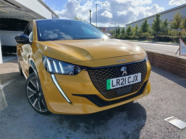 Peugeot e-208 50Kwh Gt Premium Hatchback 136 Yellow #3