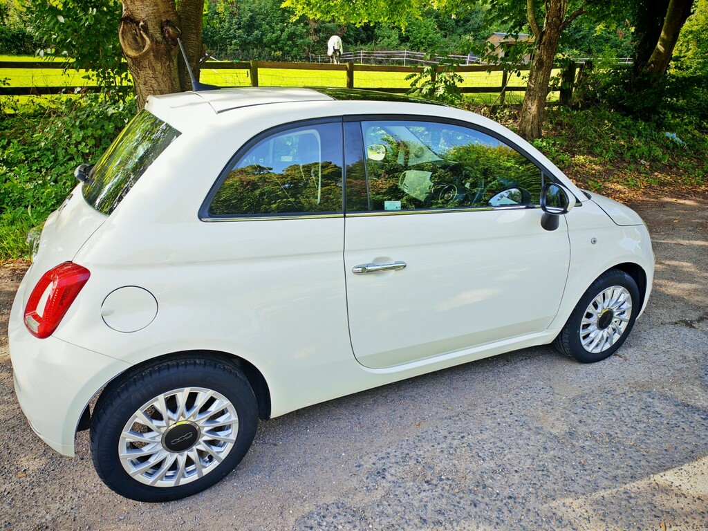 Fiat 500 Hatchback 1.2 1.2 69Hp Lounge 2018 White #3