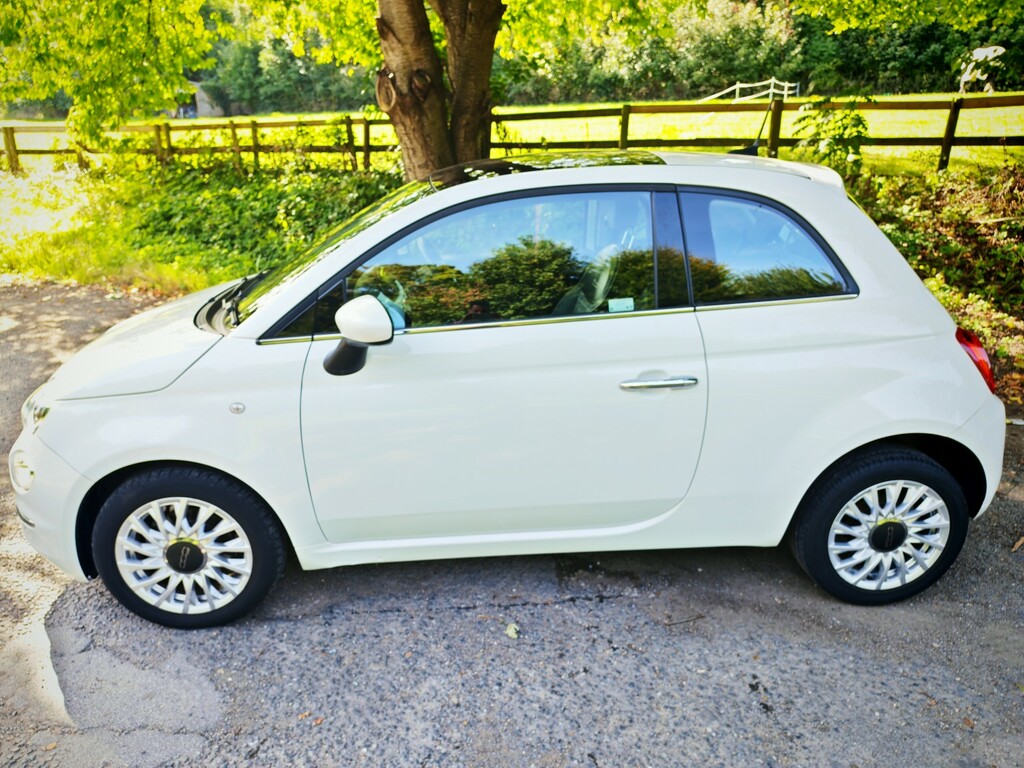 Fiat 500 Hatchback 1.2 1.2 69Hp Lounge 2018 White #2