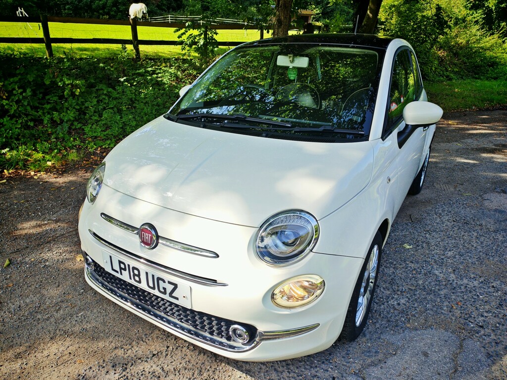 Fiat 500 Hatchback 1.2 1.2 69Hp Lounge 2018 White #5